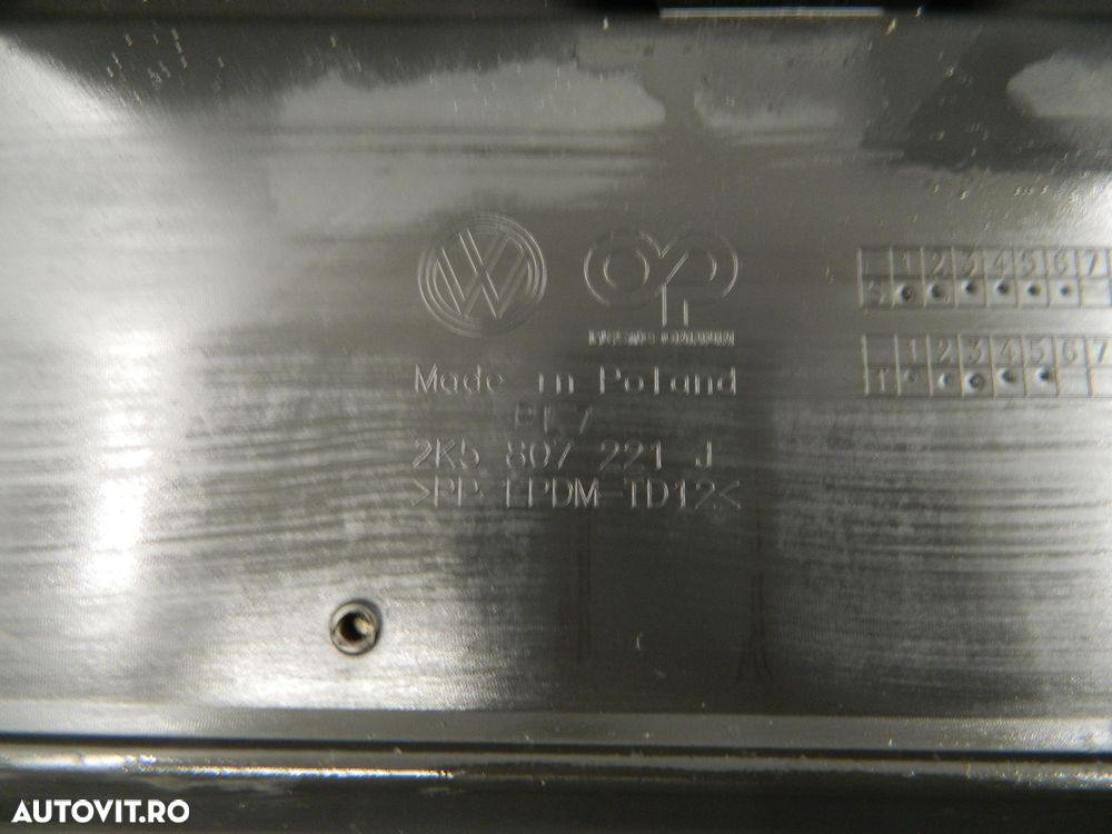 Bara fata VW Caddy, 2016, 2017, 2018, 2019, 2020, 2K5807221J - 2