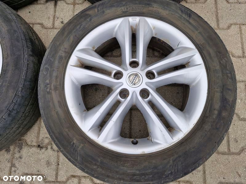 nissan qashqai i j10 felgi aluminiowe alufelgi 17 cali 6,5j et40 5x114.3 - 7