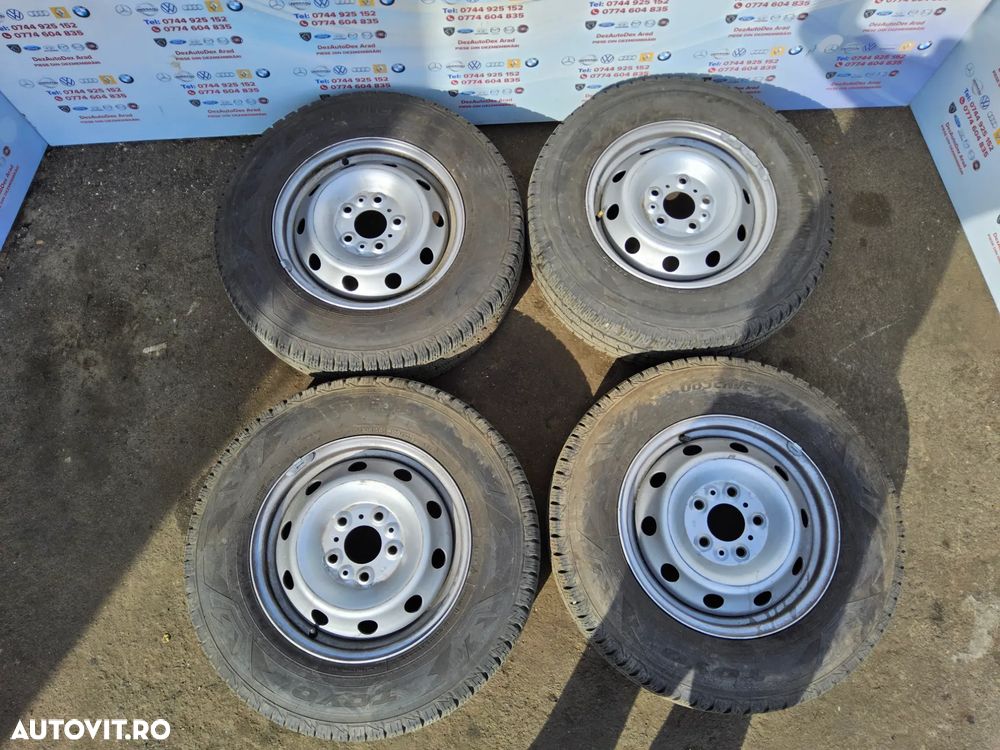 Jante cu anvelope Fiat Ducato Peugeot Boxer Citroen Jumper r15c 215/70/r15c jante cu cauciucuri - 4