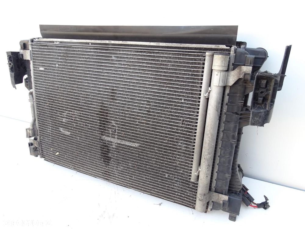 KOMPLET CHŁODNIC + WENTYLATOR 5Q0959455BE 1.5 TSI OCTAVIA III GOLF VII A3 - 4