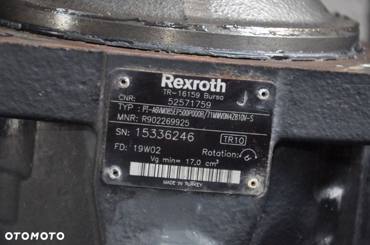 HYDROMOTOR SILNIK JAZDY REXROTH NR R902269925 / 15336246 - 5