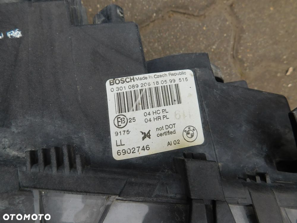 lampa prawa przód BMW E46 E-46 przed liftingiem BOSCH - 3