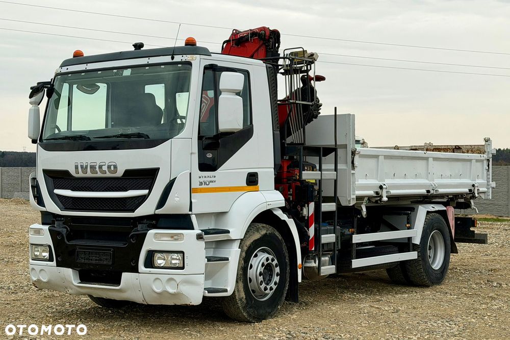 Iveco STRALIS 310 / WYWROTKA / HDS / FASSI F135 / HYDROBURTA / E5 EEV / 3 STRONNA / MANUAL - 1