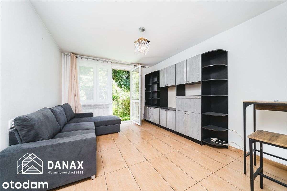 30m2, jasna kuchnia, do wejścia, widok na zieleń