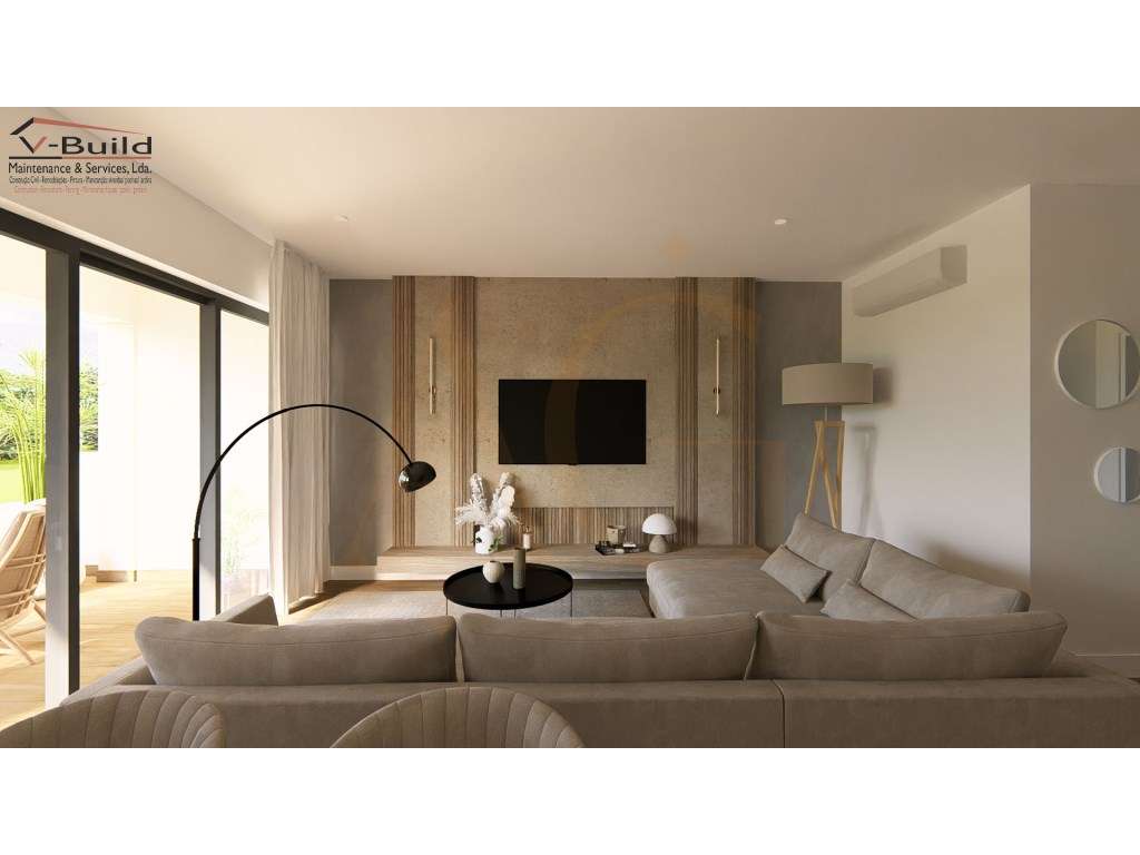 Apartamento T3 no rés-do-chão com terraço e jacuzzi em fase de cons... - Grande imagem: 4/27