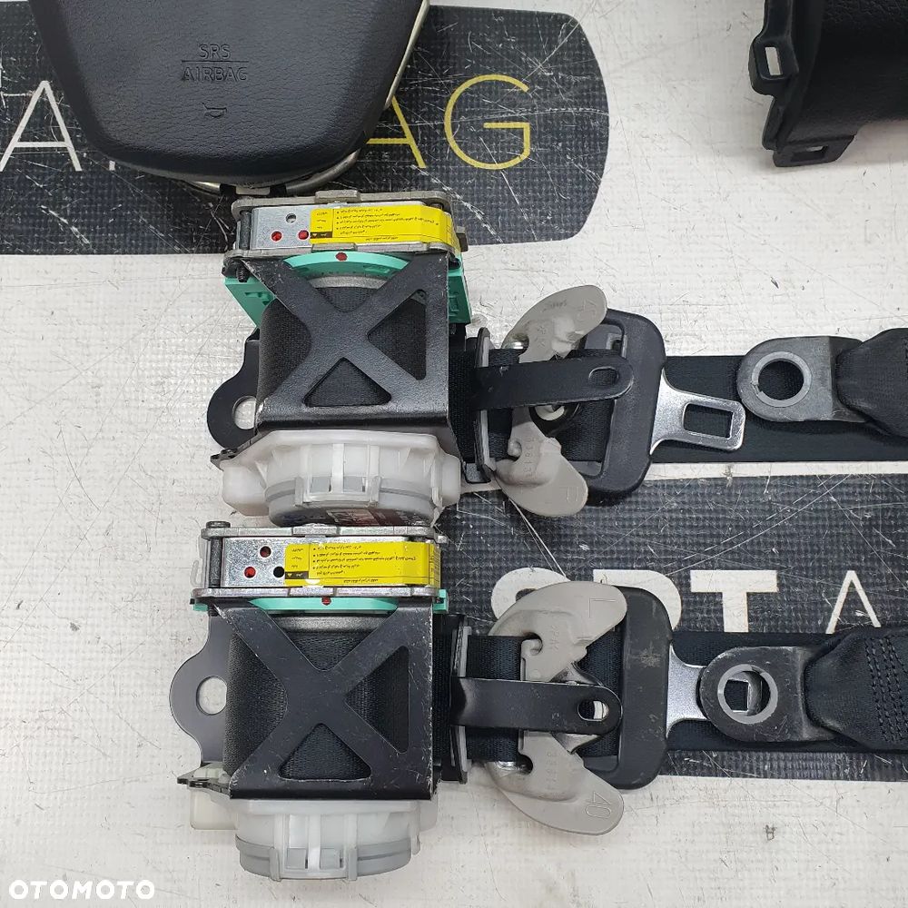 TOYOTA VERSO DESKA ROZDZIELCZA KONSOLA KOKPIT PULPIT PODUSZKI AIRBAG AIR BAG PASY KIT SET - 7