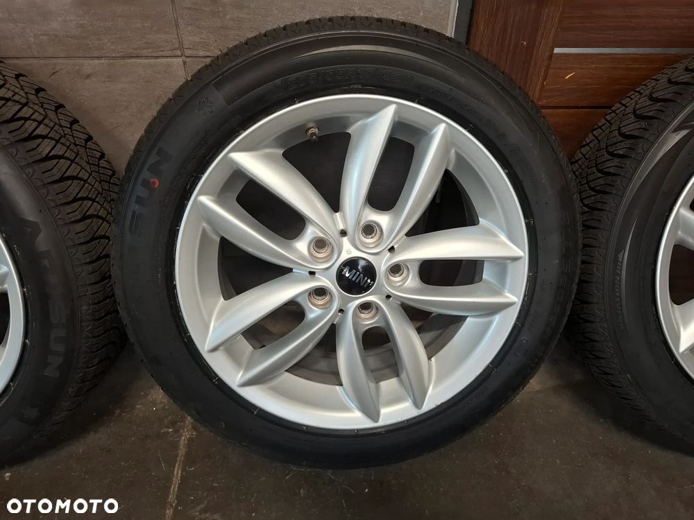 4x Koła alufelgi 2016 rok posiadają czujniki w felgach z nowymi oponami całorocznymi 17 cali  7Jx17 H2 Mini Cooper nr 9803723 9804371 9803726 - 4