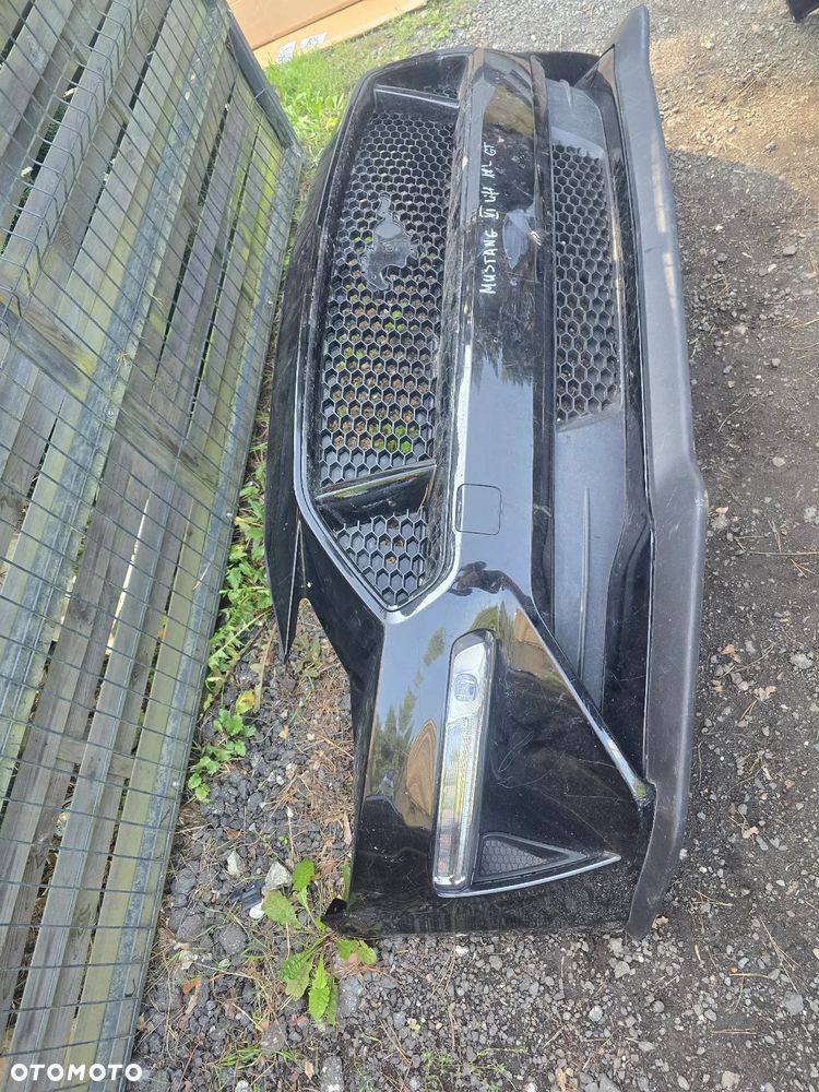 Ford Mustang VI lift zderzak przód grill led ładny oryginał - 2