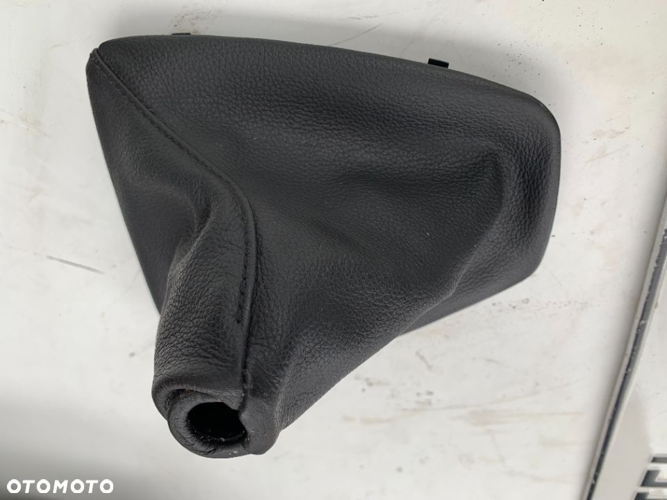 Mieszek zmiany biegów skórzany Bmw e90 e91 czarny - 3