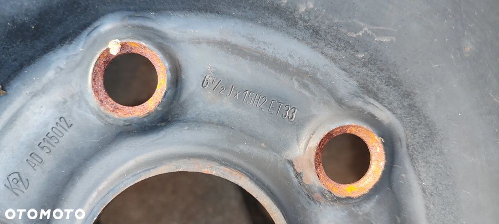 FELGI STALOWE 5x112 6,5Jx15 CALI ET33 AUDI A4B6 B7 2 SZTUKI PARA - 5
