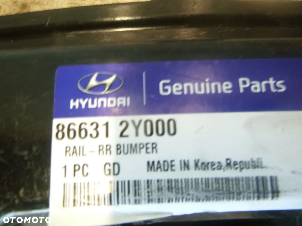 hyundai ix35 belka zderzaka tył tylna absorber - 2
