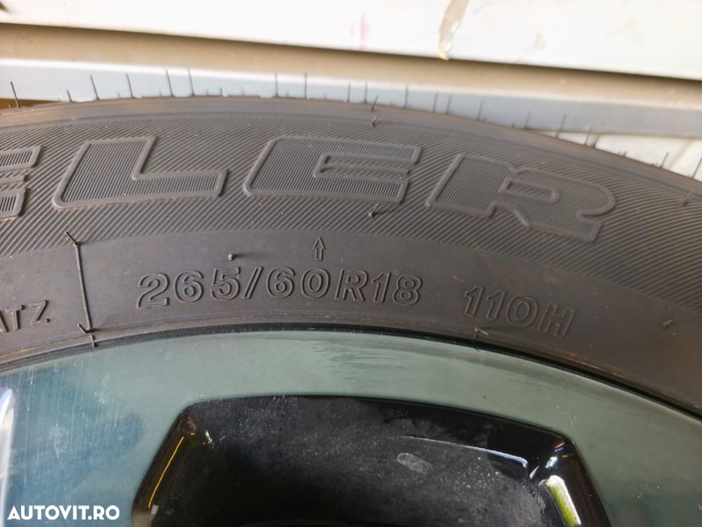 Vand set 5 jante 18” Toyota Hilux Land Cruiser 265 60 18 6x139,7 - 4