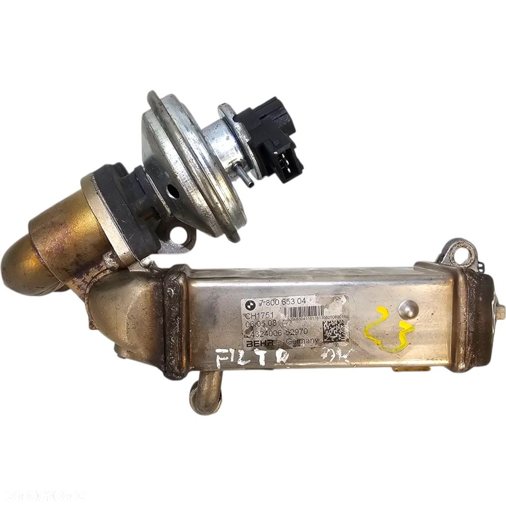 Bmw E81 E87 E82 E90 E92 E60 Chłodnica Spalin Zawór Egr N47 7800653 7801942 - 1