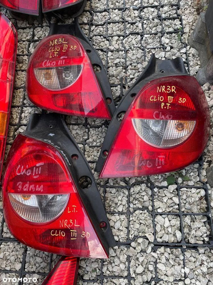 RENO LAMPY TYŁ LEWE PRAWE RENAULT LAMPA TYLNIA LEWA PRAWA - 4