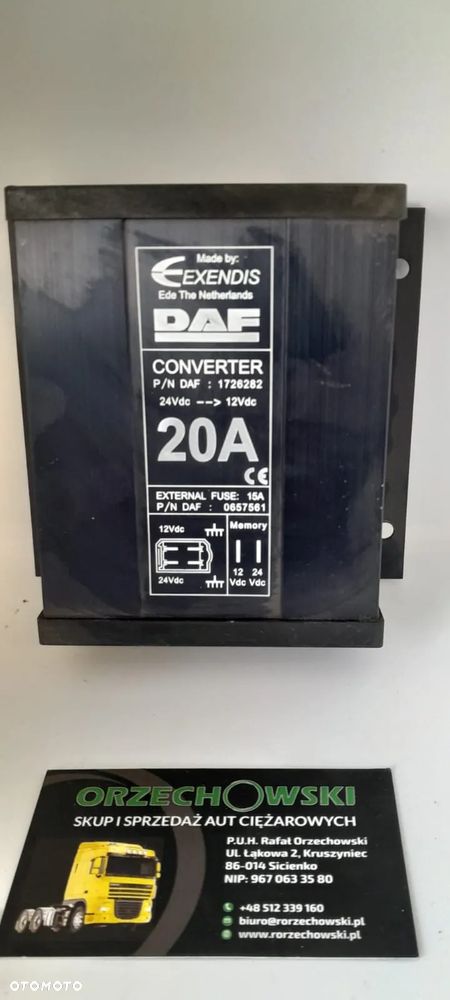 Przetwornica napięcia DAF xf cf 24/12 - 4