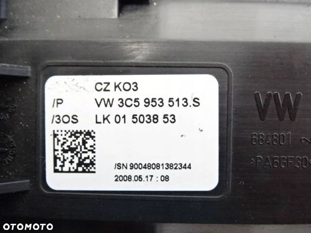 przełącznik zespolony taśma kpl. vw passat cc - 8