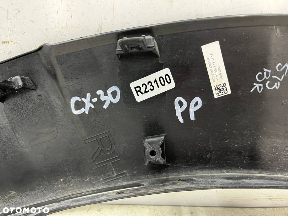 Listwa Mazda CX-30 CX30 2019r.- prawa przednia nakładka rant zderzaka prawy przód dgh9-51w71 - 9