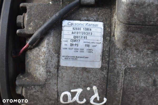 Sprężarka Klimatyzacji NISSAN X-TRAIL QASHQAI J10 2.0 16V MR20 92600-1DB0A - 3