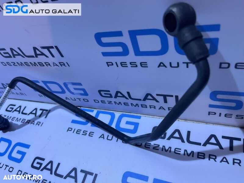 Teava Conducta Ulei Turbo Turbina Turbosuflanta Peugeot 407 1.6 HDI 2004 - 2010 Cod 9651785380 - 3