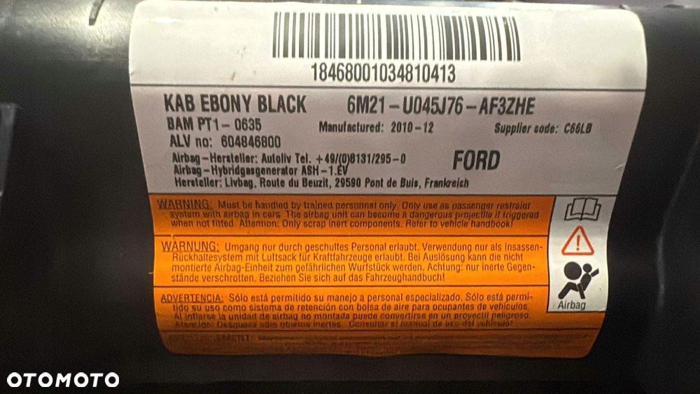 poduszka kolanowa ford s-max mk1 - 3