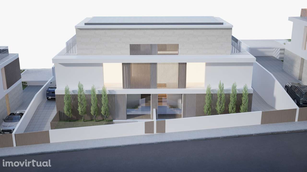 Esplêndida moradia geminada T4 em Canidelo, V.N.Gaia - Grande imagem: 2/14