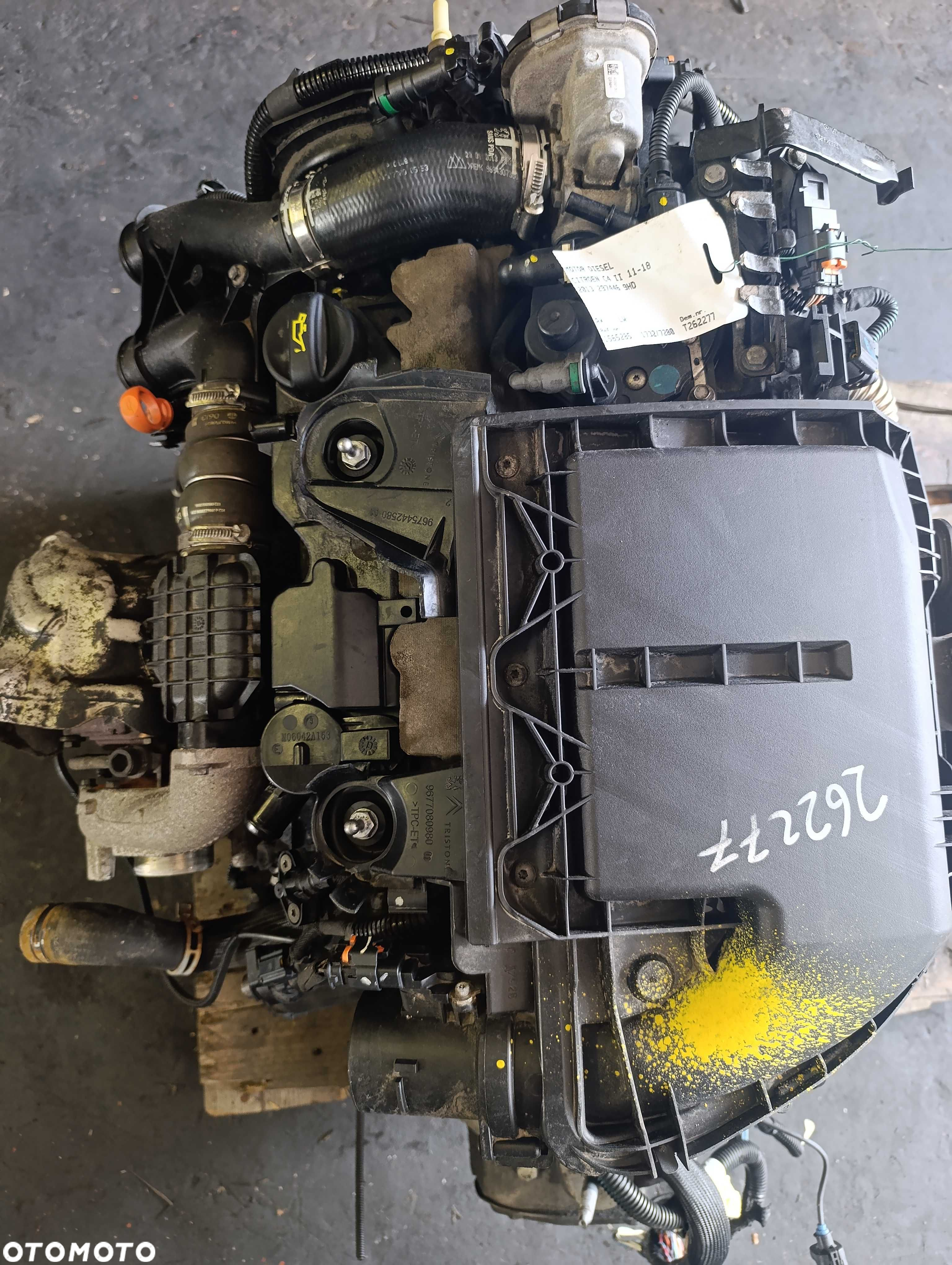 Silnik 1.6 E HDI 9HD Citroen c4 kompletny 11r- - 2