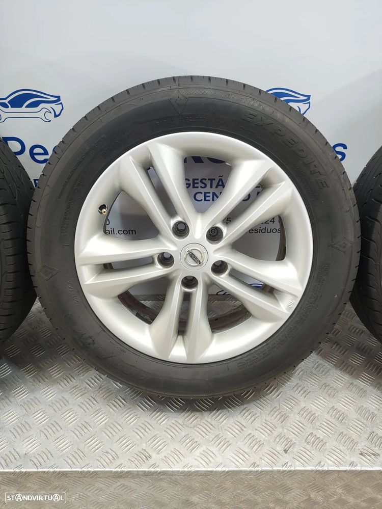 Conjunto Jantes 17 Originais Nissan Qashqai 1 J10 6,5J ET40 5x114,5 - 9