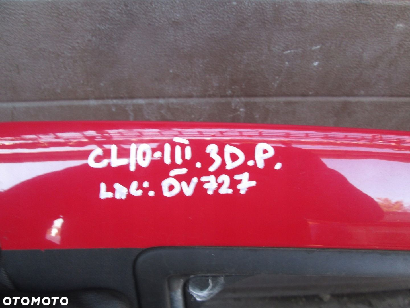 DRZW PRAWE PRZÓD PRZEDNIE RENAULT CLIO III 3 DRZWI 05- KOD LAKIERU DV727 - 2