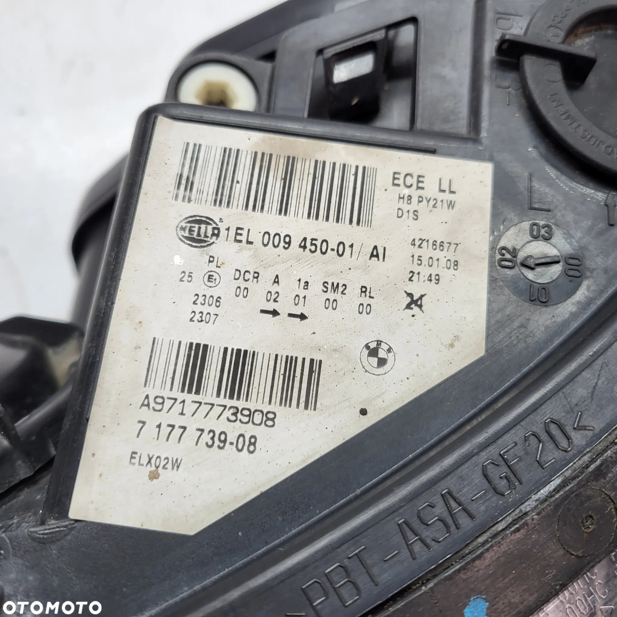 BMW 5 E60 E61 LAMPA LEWA PRZÓD XENON 7177739 - 3