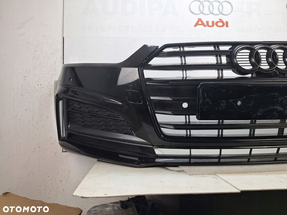 ZDERZAK AUDI S5 A5 S-LINE 8W 8W6 2017-2020 BLACK LINE GRILL - 4