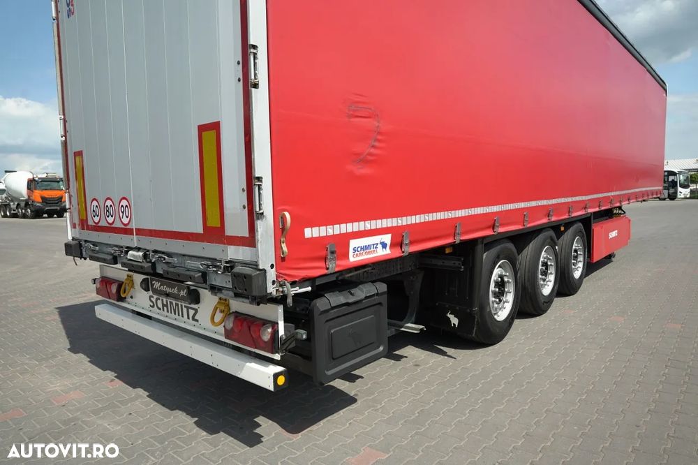 Schmitz Cargobull CORTINĂ / AXĂ RIDICATĂ / ACOPERIȘ RIDICAT / CONTENIER PENTRU PALEȚI - 13