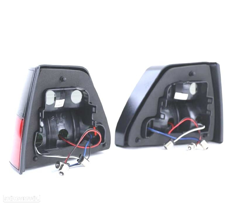 FAROLINS VOLKSWAGEN VW GOLF MK2 83-91 PRETO CROMADO - 2