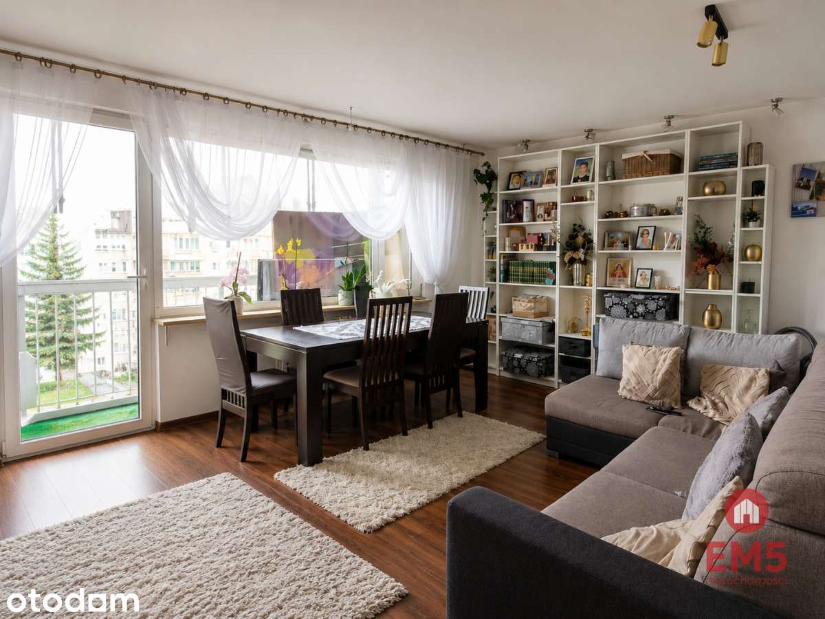 Mieszkanie 58 m² – balkon i piwnica