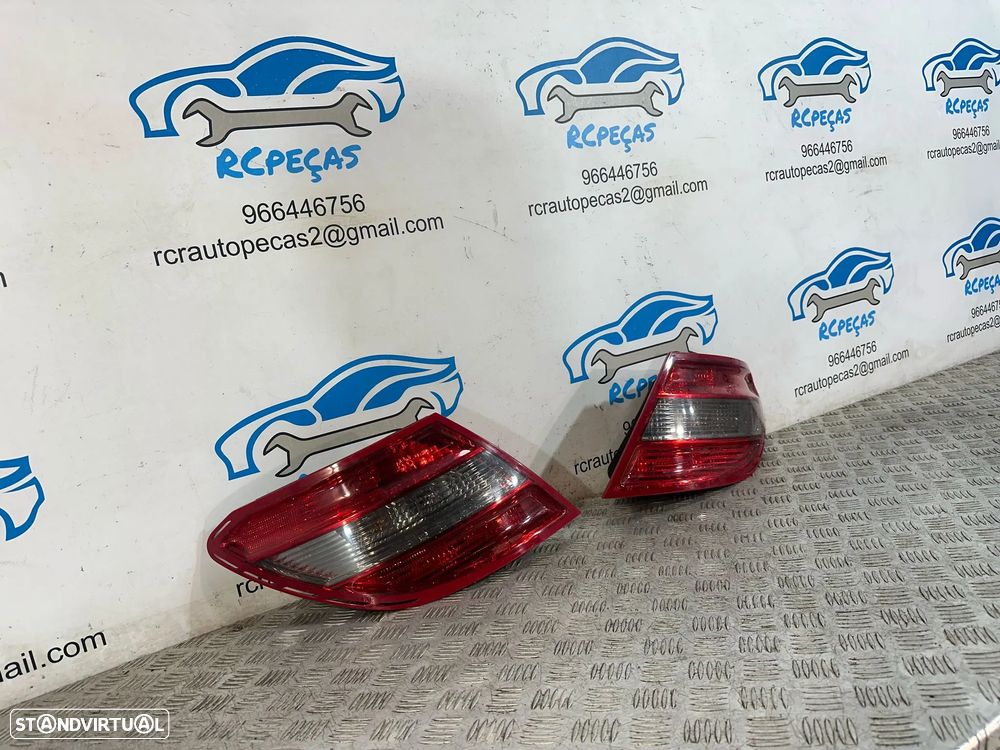 .Farolins Tras Traseiros Esquerdo Direito Originais Mercedes Benz Classe C W204 Sedan 2048203064R 2048202964L 2006 - 2014 - 3