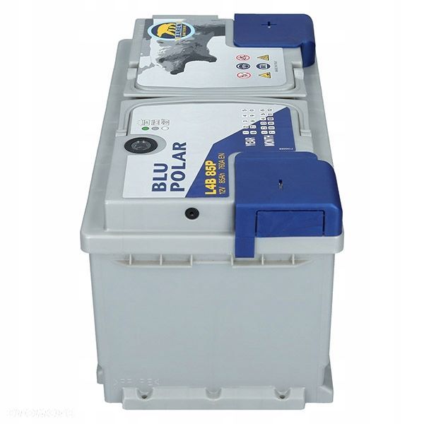 Akumulator Baren Blu Polar 12V 85Ah 760A P - 8