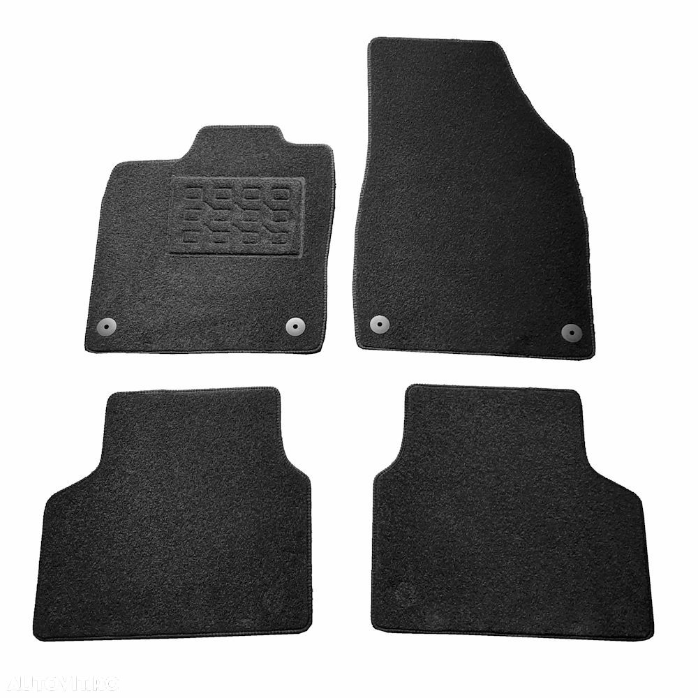 Covorase mocheta Vw Id.3 2019->prezent, Negre, set de 4 bucati - 1