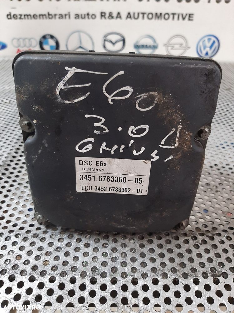 Modul Pompa Unitate ABS Bmw E60 E61 E65 E66 Cod 6783360 Vanduta De Firma Cu Garantie - 5