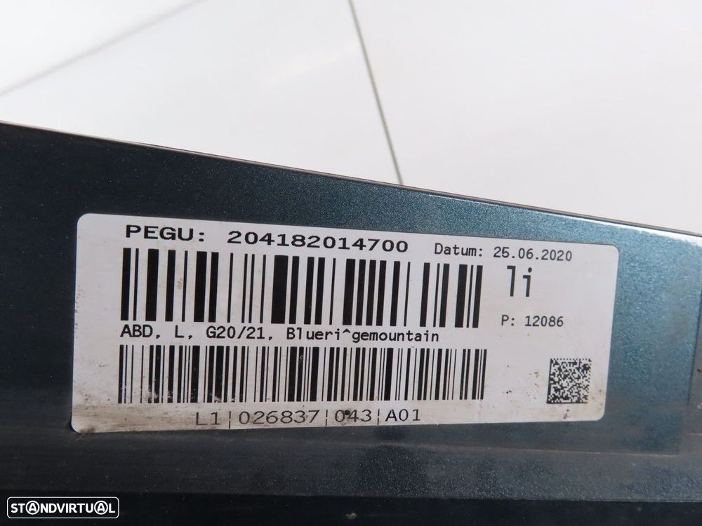 Embaladeira Plástica Esquerdo Usado / Original BMW 3 (G20)/BMW 3 Touring (G21) 5... - 3