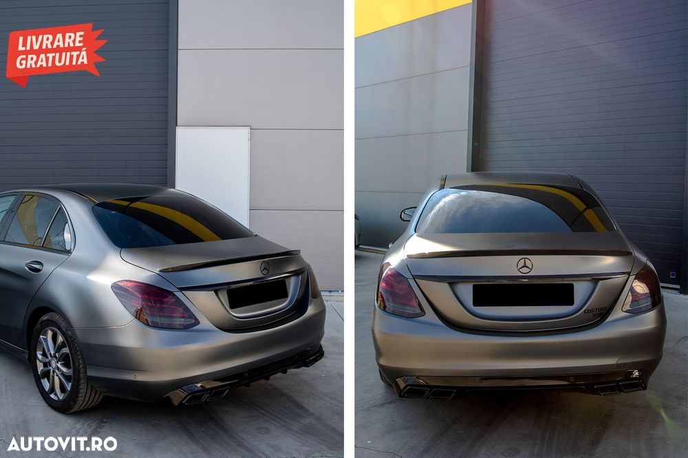 Ornamente tobe sistemul de evacuare Mercedes C-Class W205 S205 C205 A205 E-Class W- livrare gratuita - 13