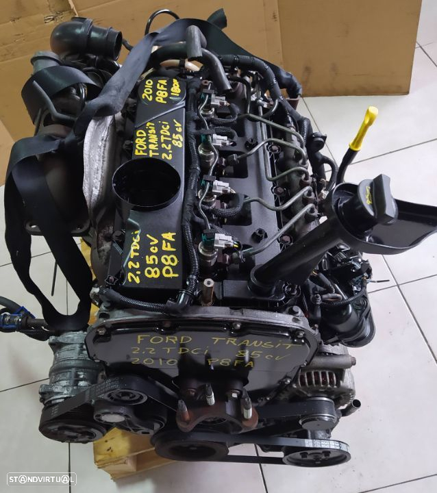 Motor Ford Transit 2.2TDCI 85cv P8FA  caixa 5 velocidades 6C1R 7002 AB - 5