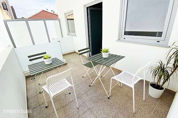 Aluguer temporário apartamento T1, 1º andar, praia Espinho - Grande imagem: 4/6
