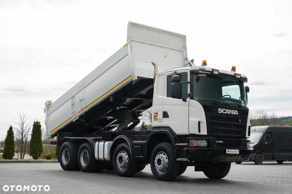 Scania G 480 / 8x4 / WYWROTKA / HYDROBURTA / BORDMATIC / MANUAL - 7