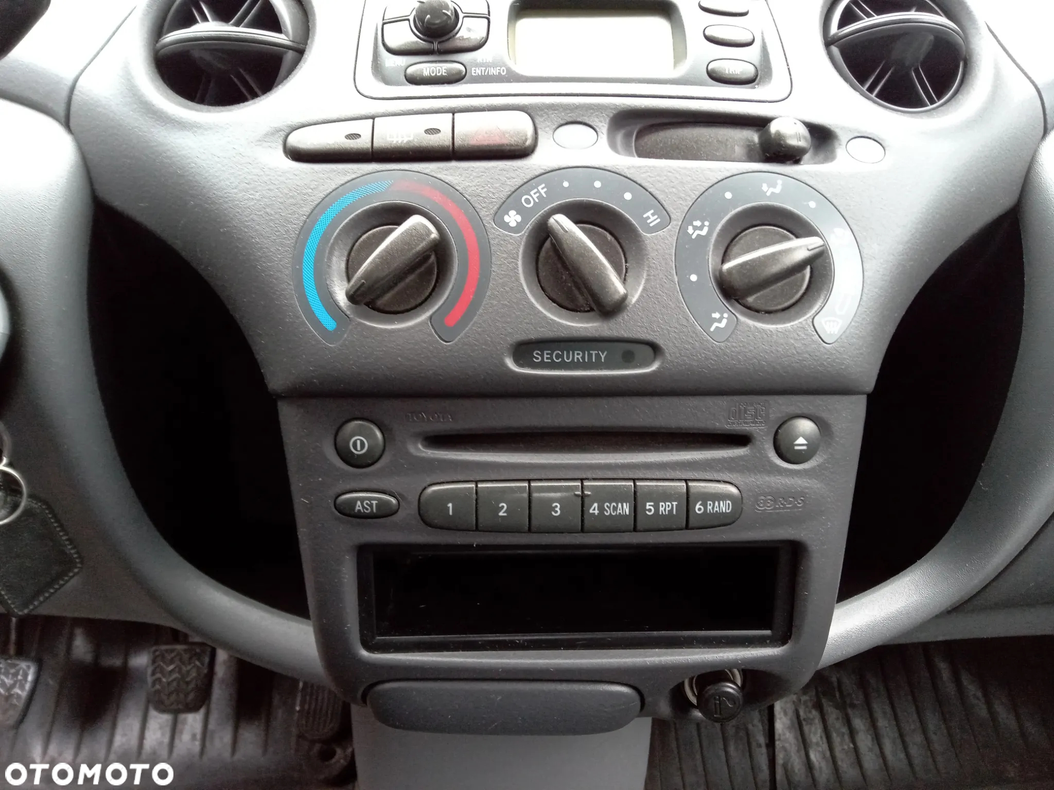 Panel klimatyzacji TOYOTA Yaris I - 2