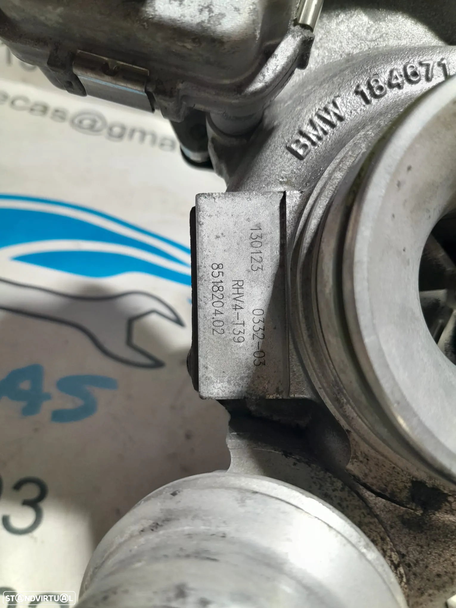 TURBO RHV4-T39 IHI BMW SERIE 1 F21 116D 116CV 143CV 118D F21 120D 216D 218D F22 316D 18D F30 F31 F34 320D 418D F36 520D X118D E84  N47D20A N47D20C - 3