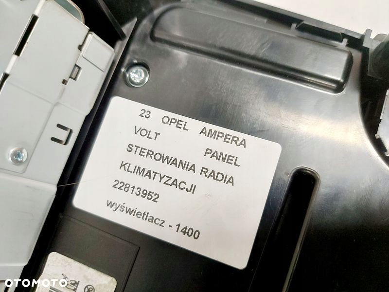 opel ampera volt panel klimatyzacji radia wyświetlacz ekran monitor - 7
