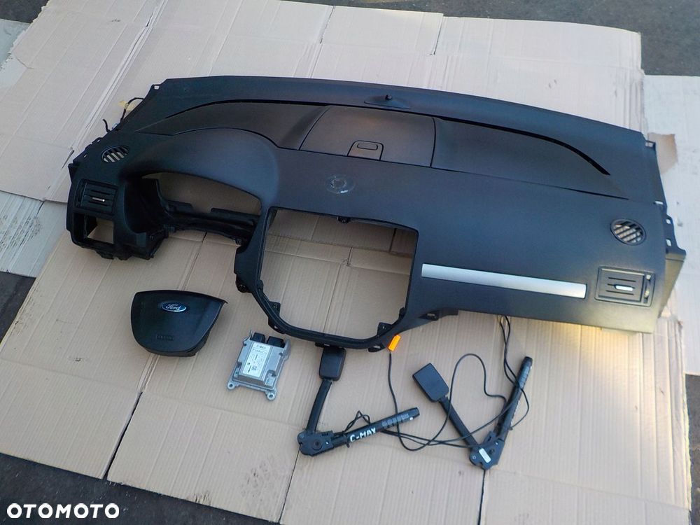 konsola airbag pasy komplet ford c-max mk1 lift 2009r - 1