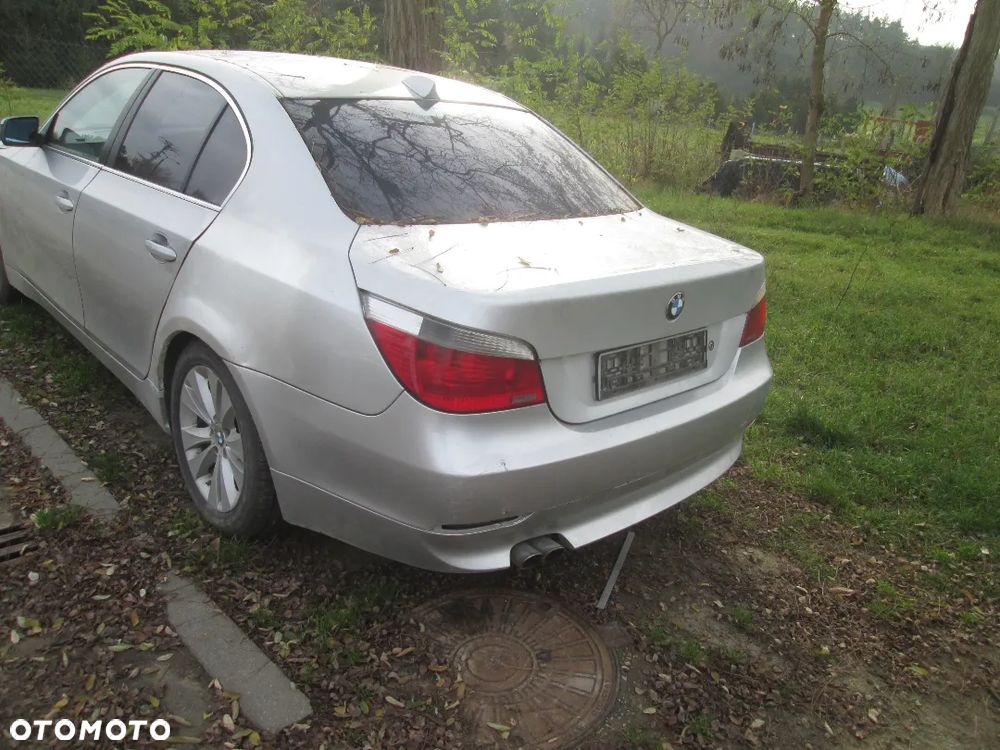 BMW E60 2.2 Benzyna SEDAN SREBRNA SILNIK MASKA ZDERZAK SZYBA KLAPA LAMPY - 2