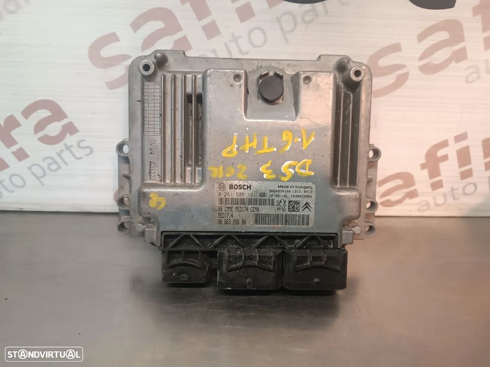 UNIDADE / CENTRALINA DO MOTOR PEUGEOT / CITROEN / DS3 1.6THP 0261S05191 9666325680 MED17.4 - 1