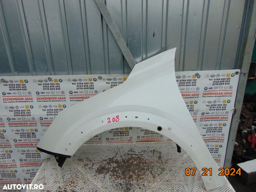 Aripa peugeot 208 dupa 2019 aripi stanga dreapta fata peugeot 208 2019+ - 5