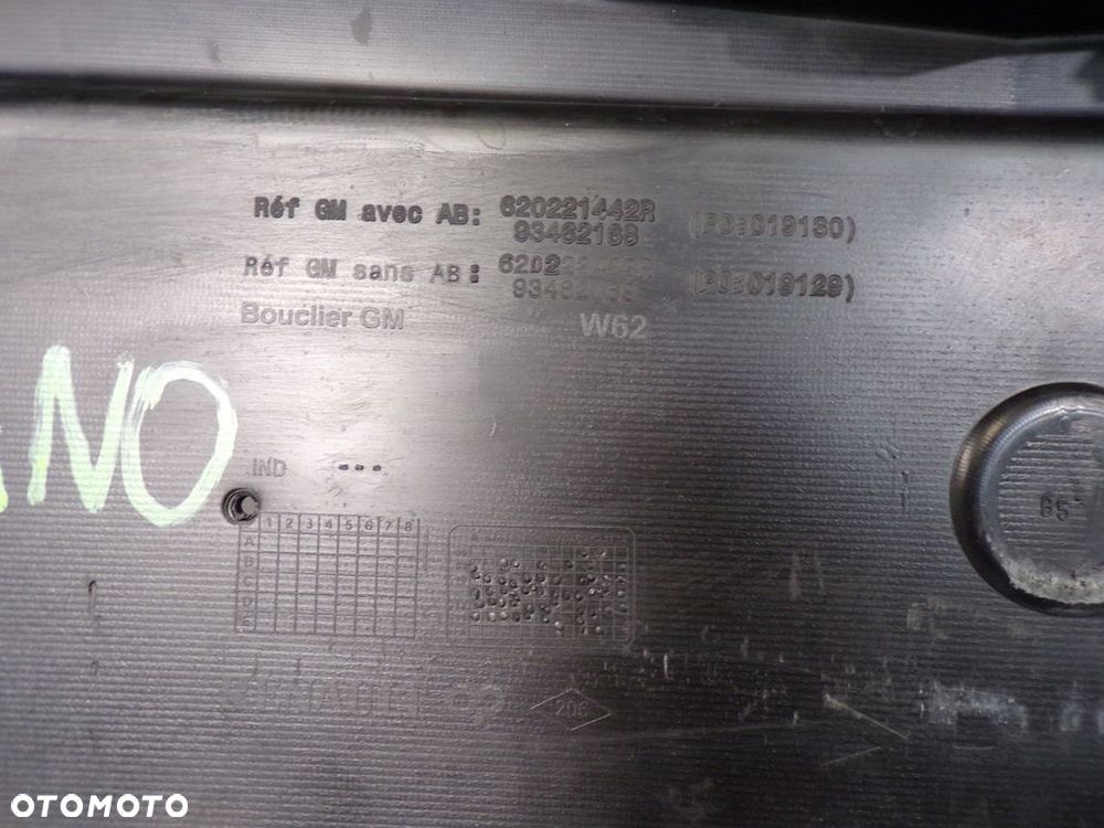 OPEL MOVANO 10 - ZDERZAK PRZÓD PRZEDNI CZARNY - 8